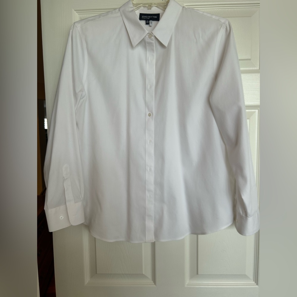 Jones New York Signature White Blouse